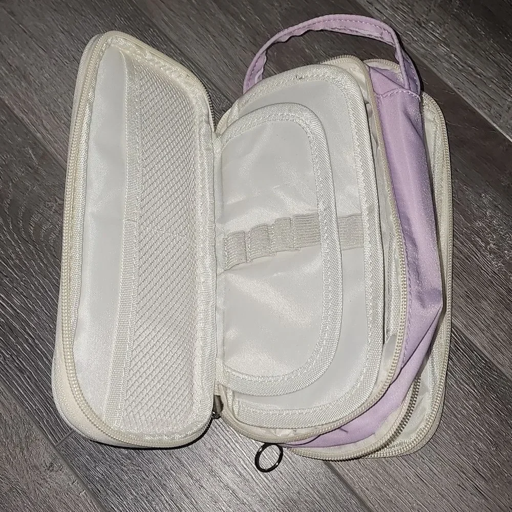 Purple Aesthetic Pencil Pouch or Cosmetic Bag - Picture 4 of 5